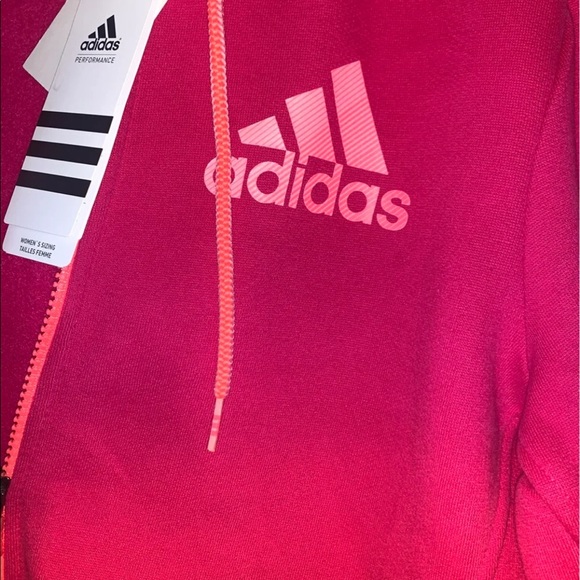 (NEW) Adidas Track Jacket zip up hoodie - size S - Picture 7 of 8